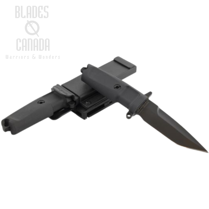 Extrema Ratio COL MOSCHIN Compact Fixed Blade Knife, Bohler N690, Black Handle
